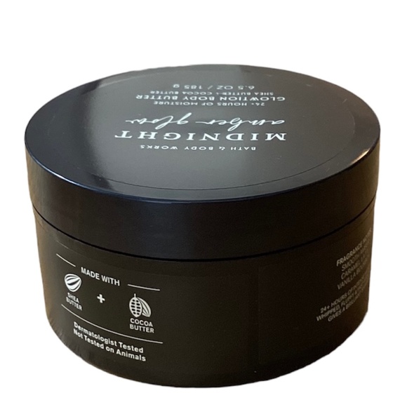 MIDNIGHT AMBER GLOW BODY BUTTER 6.5 oz. Bath & Body Works New - Picture 2 of 3